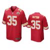 jaylen watson chiefs red game jersey