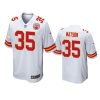 jaylen watson chiefs white game jersey