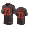 joe thomas browns alternate game brown jersey