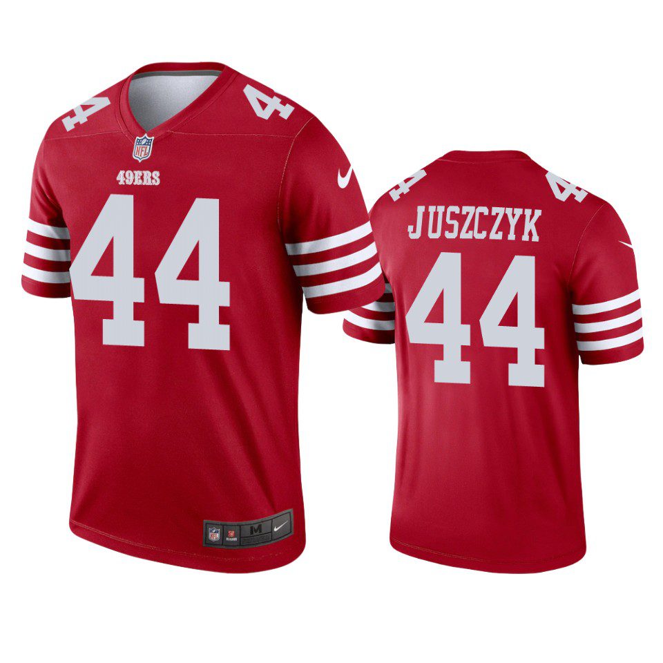 San Francisco 49ers Kyle Juszczyk 2022-23 Legend Scarlet Jersey - Men's ...