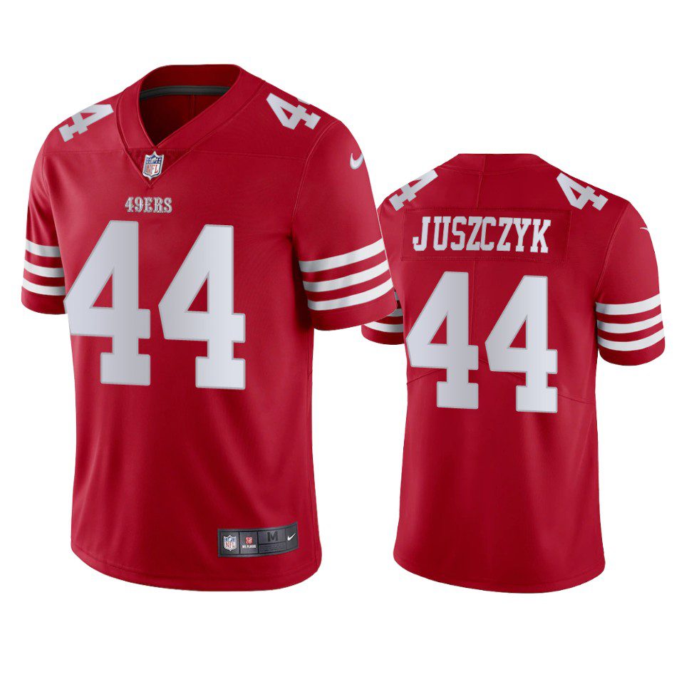 San Francisco 49ers Kyle Juszczyk 2022-23 Vapor Limited Scarlet Jersey ...