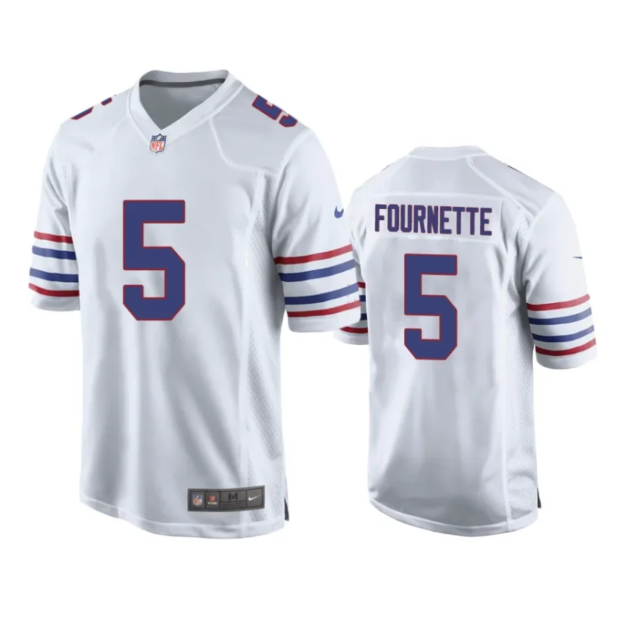 leonard fournette bills white alternate game jersey