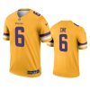 lewis cine vikings inverted legend gold jersey