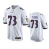 marshal yanda ravens white game jersey