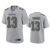 michael thomas saints gray atmosphere fashion game jersey