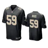 monty rice saints black game jersey