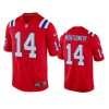 patriots ty montgomery alternate game red jersey