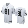 raiders austin hooper game white jersey