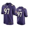 ravens brent urban game purple jersey