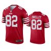 ross dwelley 49ers scarlet legend jersey