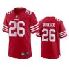 samuel womack 49ers game scarlet jersey