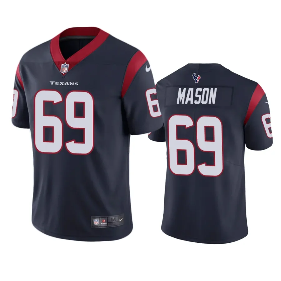 shaq mason texans navy vapor limited jersey