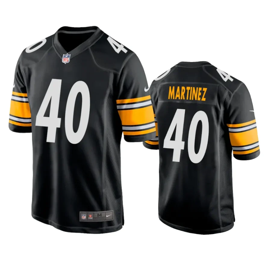 steelers blake martinez game black jersey