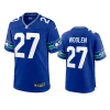 tariq woolen seahawks royal throwback game jersey