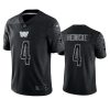 taylor heinicke commanders black reflective limited jersey