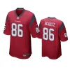 texans dalton schultz game red jersey