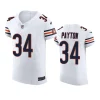 walter payton bears white vapor f.u.s.e. limited jersey