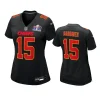 women chiefs patrick mahomes super bowl lvii black jersey