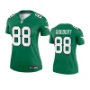 women dallas goedert eagles kelly green alternate legend jersey