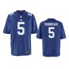 youth kayvon thibodeaux giants royal game jersey