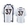 youth marlon mack broncos white game jersey