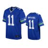 youth seahawks jaxon smith njigba throwback game royal jersey