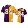 youth vikings randy moss purple gold split legacy replica jersey