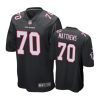 70 black jake matthews jersey