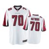 70 white jake matthews jersey