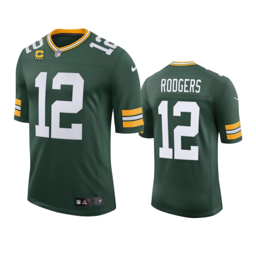 aaron rodgers packers green vapor jersey