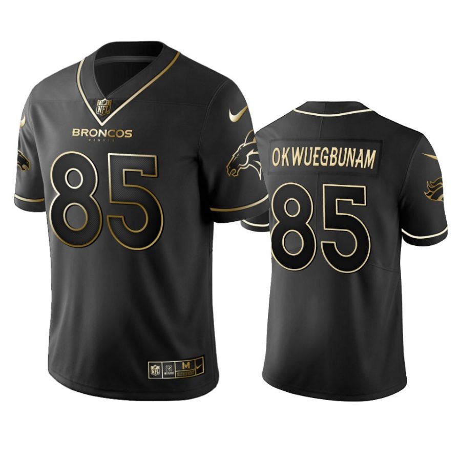 albert okwuegbunam broncos black golden edition jersey