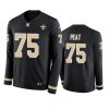 andrus peat saints black therma long sleeve jersey