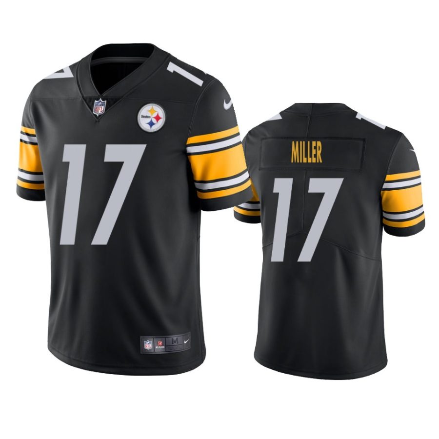 anthony miller steelers black vapor jersey