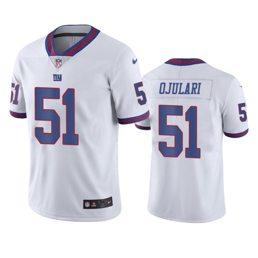 azeez ojulari giants color rush limited white jersey