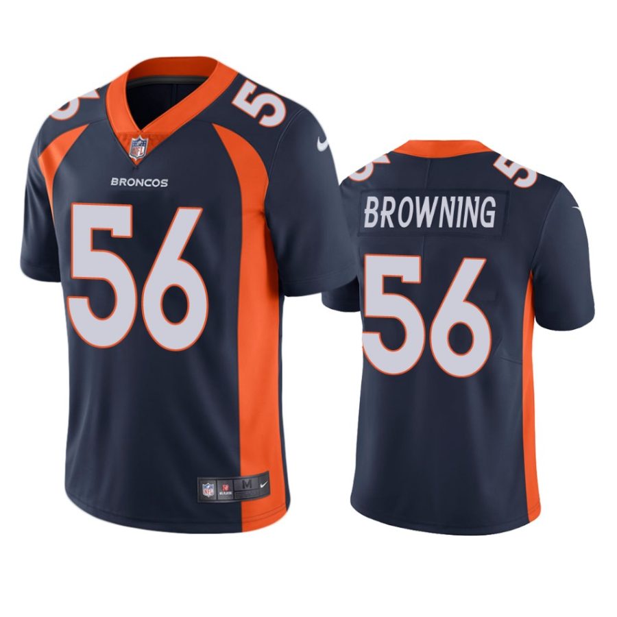 baron browning broncos navy vapor jersey