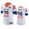 bengals joe mixon white independence day vapor jersey