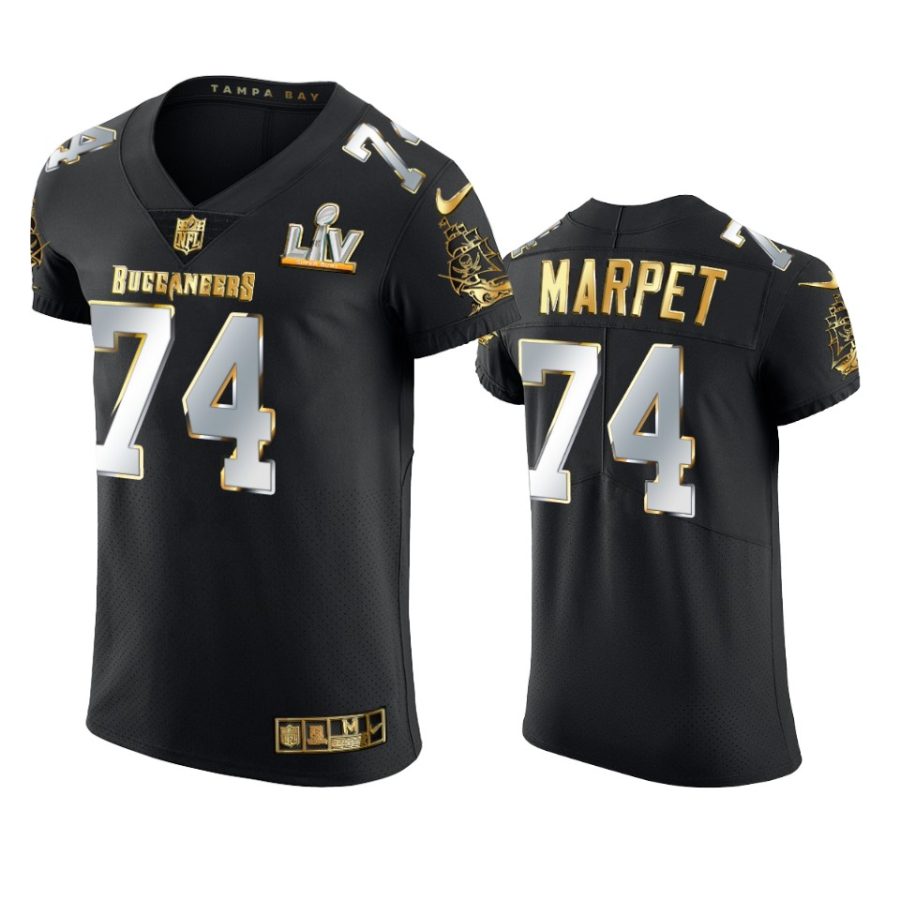 buccaneers ali marpet black golden elite super bowl lv jersey