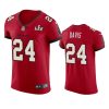 buccaneers carlton davis red vapor elite super bowl lv jersey