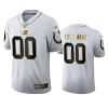 colts custom white golden edition 100th season jersey