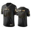 custom redskins black golden edition jersey