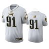 eagles fletcher cox white golden edition 100th season jersey