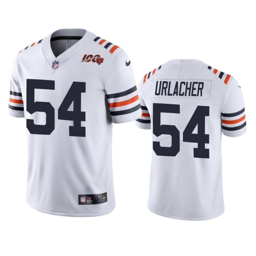 mens bears brian urlacher white alternate classic limited 100th season jersey