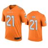 mens color rush legend dolphins eric rowe orange jersey