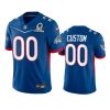 mens eagles custom royal game 2022 nfc pro bowl jersey