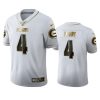 packers brett favre white golden edition 100th season jersey