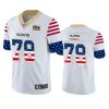 saints erik mccoy white independence day vapor jersey