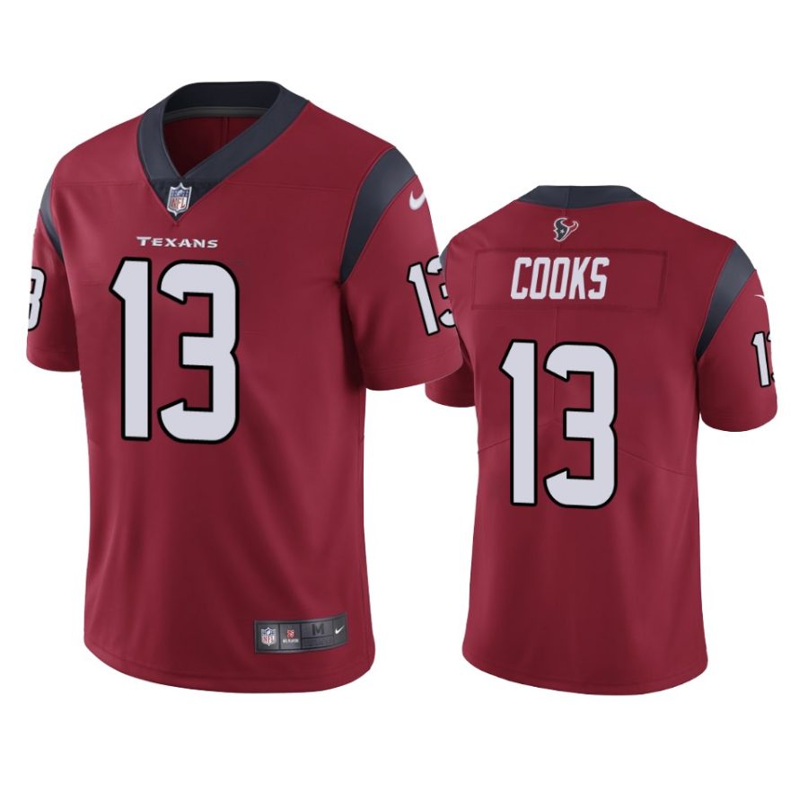 texans brandin cooks red vapor jersey