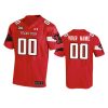 texas tech red raiders custom red 2020 replica jersey