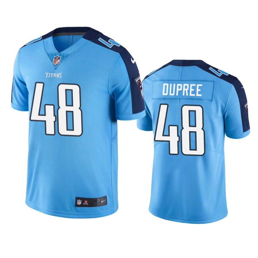 titans bud dupree light blue vapor jersey