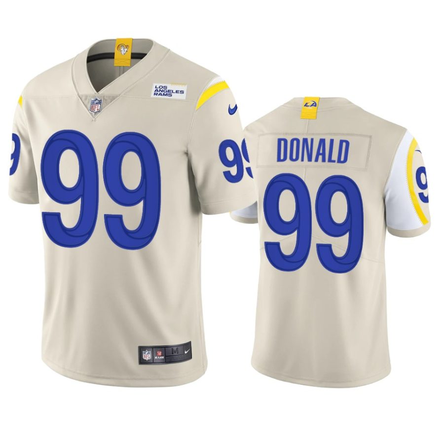 aaron donald rams bone vapor jersey